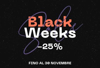 Black Friday Officine Tessili: dal 17 al 30 novembre: -25% su tutta la collezione