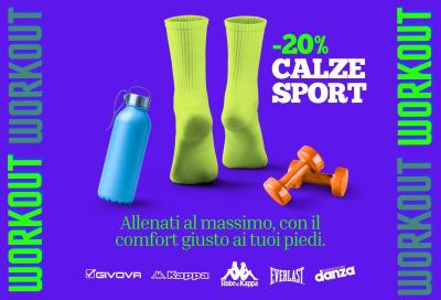 Calze sportive: le tue performance con il 20% di sconto