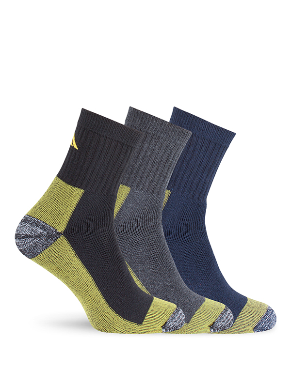 Ciabatte Donna Susimoda 12 Paia Di Calzini Da Lavoro CATERPILLAR®, Sneaker Sock In Cordura, Rinforzati - Per Tutte Le Stagioni Cat Shoes For Men - Foto 8