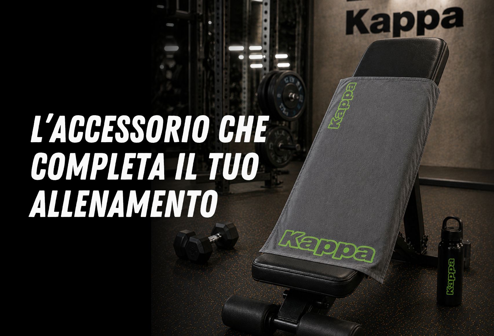 Nuovi arrivi: il telo palestra Kappa, l’accessorio che completa il tuo allenamento
