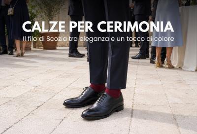 Calze per cerimonia: il filo di Scozia tra eleganza e un tocco di colore